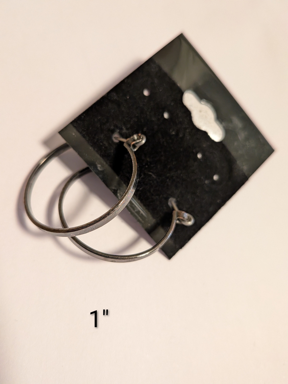 Silver-Tone Hoop Earrings - Classic Thin Hoops